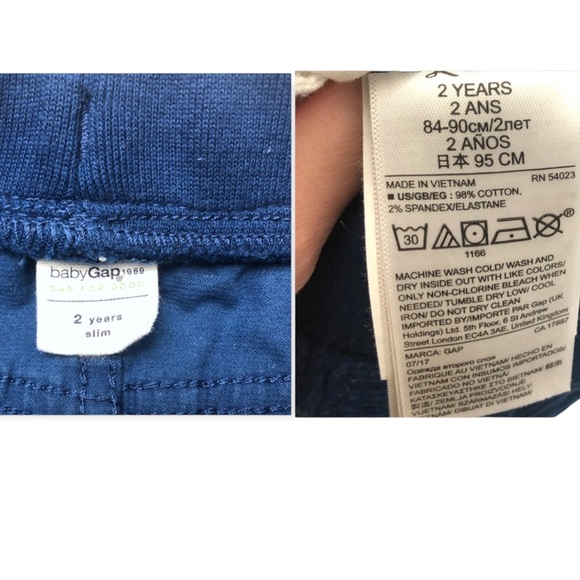 Gap Baby Blue Corduroy Pants & Love Patrol Long Sleeve Tee Shirt Set - Picture 16 of 16